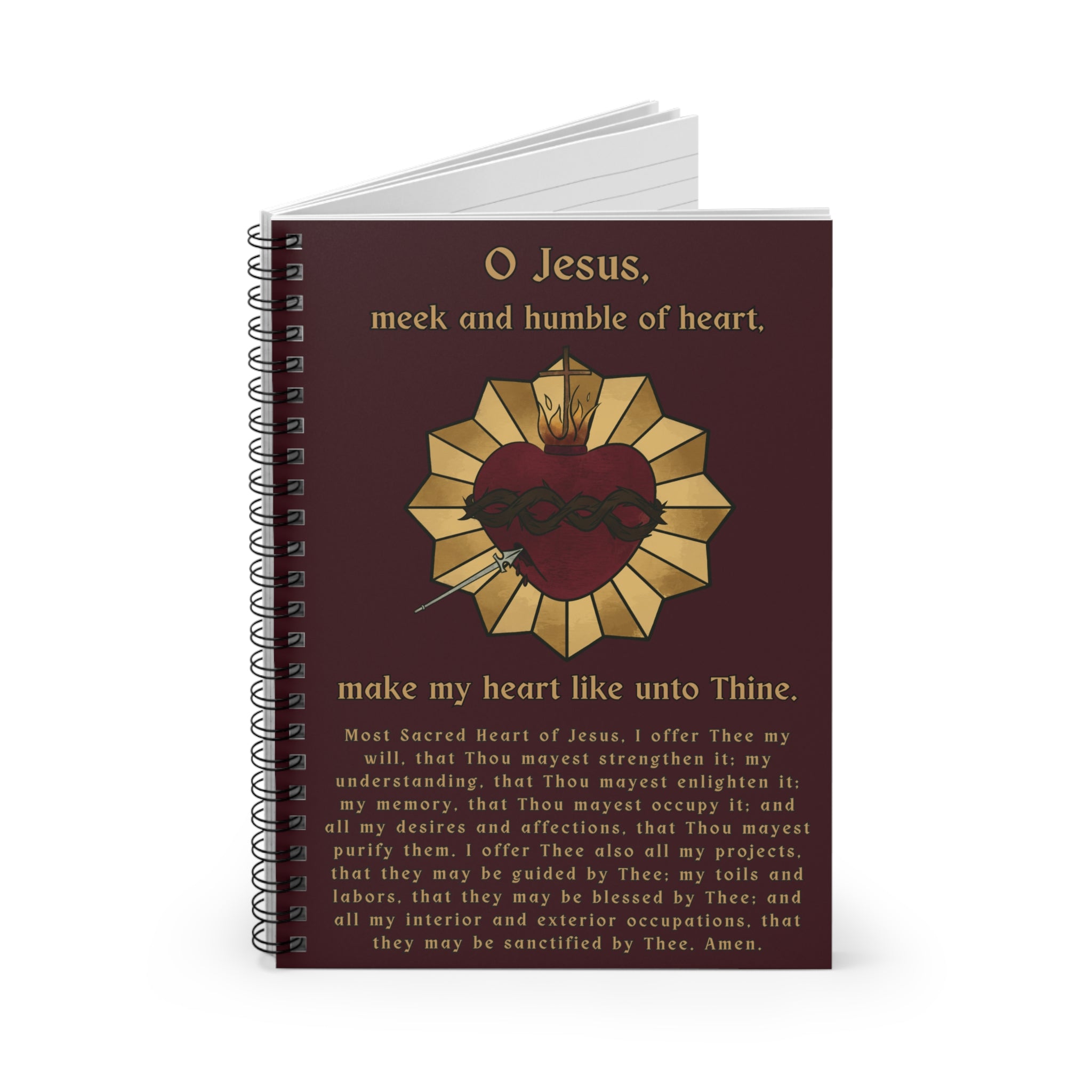 Sacred Heart Spiral-Bound Journal