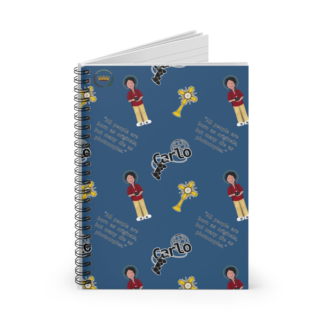 St. Carlo Acutis Spiral-Bound Notebook