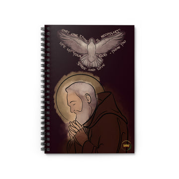 St. Pio of Pietrelcina ("Padre Pio") Spiral-bound Journal