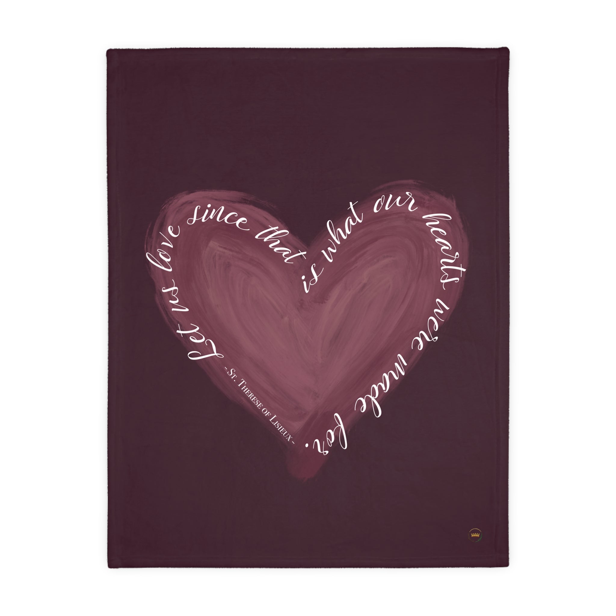 "Let Us Love" Minky Blanket