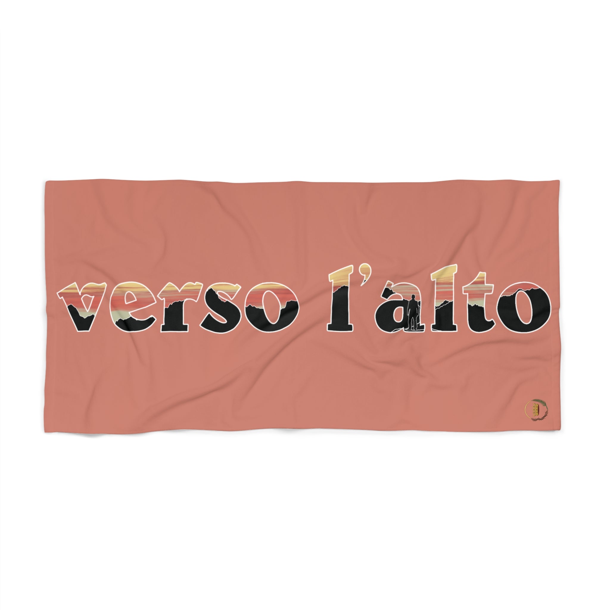 Verso L'Alto Beach Towel - Coral