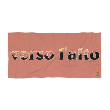 Verso L'Alto Beach Towel - Coral