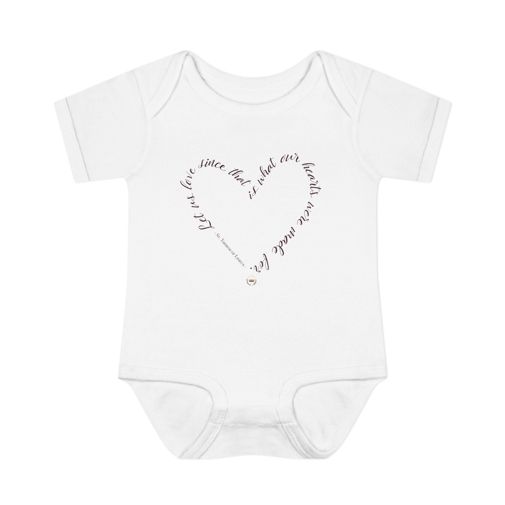 "Let us Love" Baby Onesie