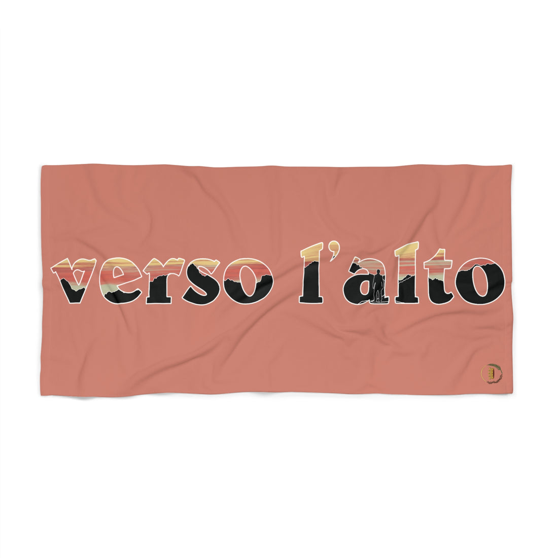 Verso L'Alto Beach Towel - Coral