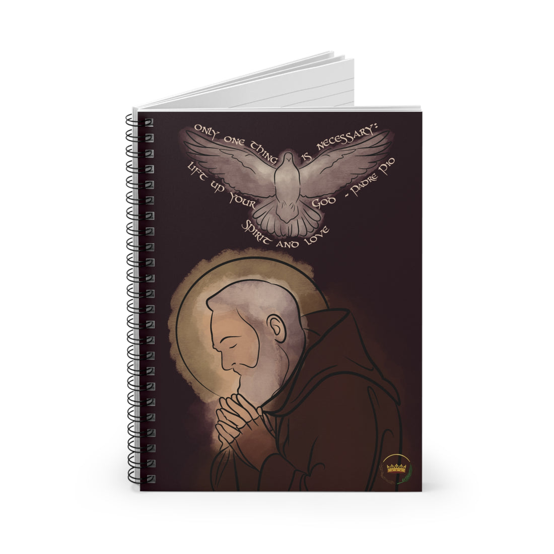 St. Pio of Pietrelcina ("Padre Pio") Spiral-bound Journal