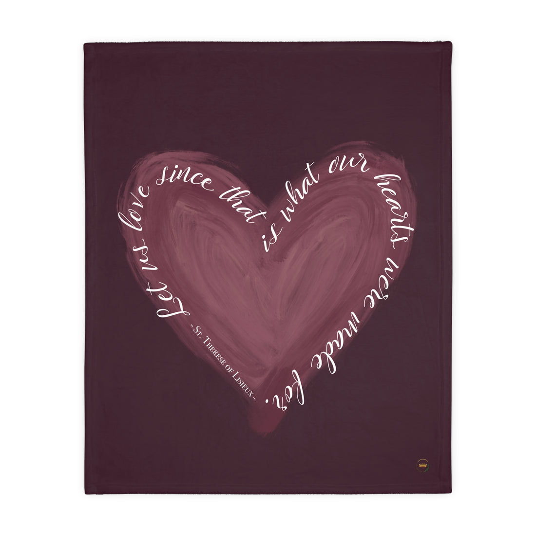 "Let Us Love" Minky Blanket