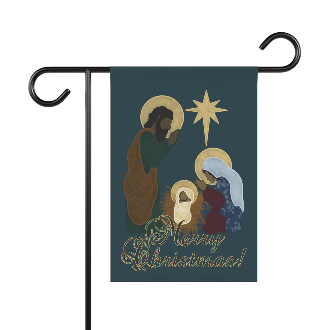 Nativity Garden Flag