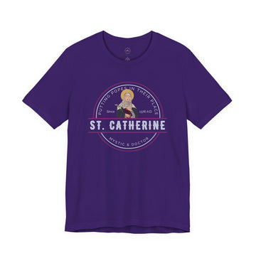 St. Catherine of Siena T-Shirt - Barrel Branding Style