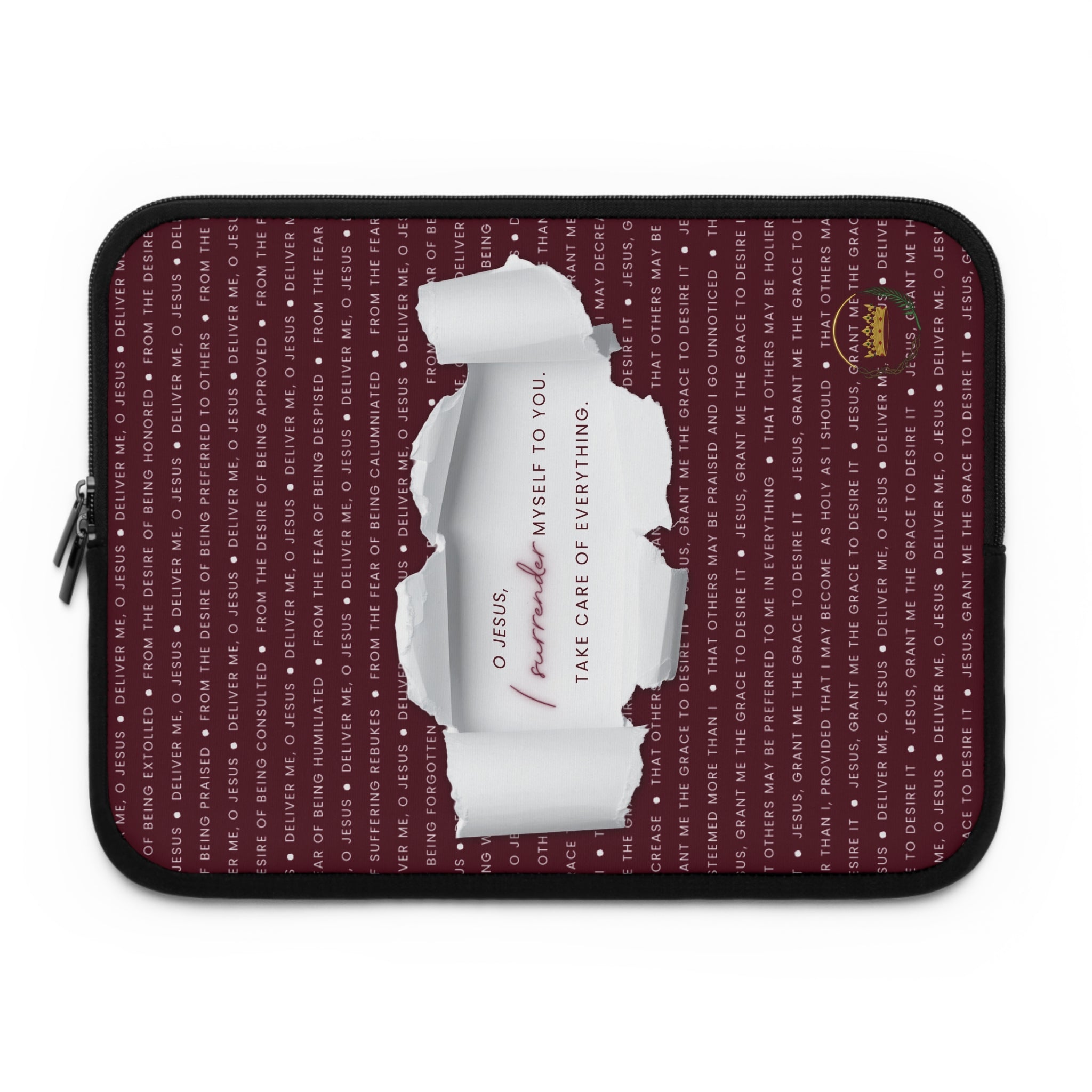 Surrender Novena x Litany of Humility Laptop/Tablet Sleeve