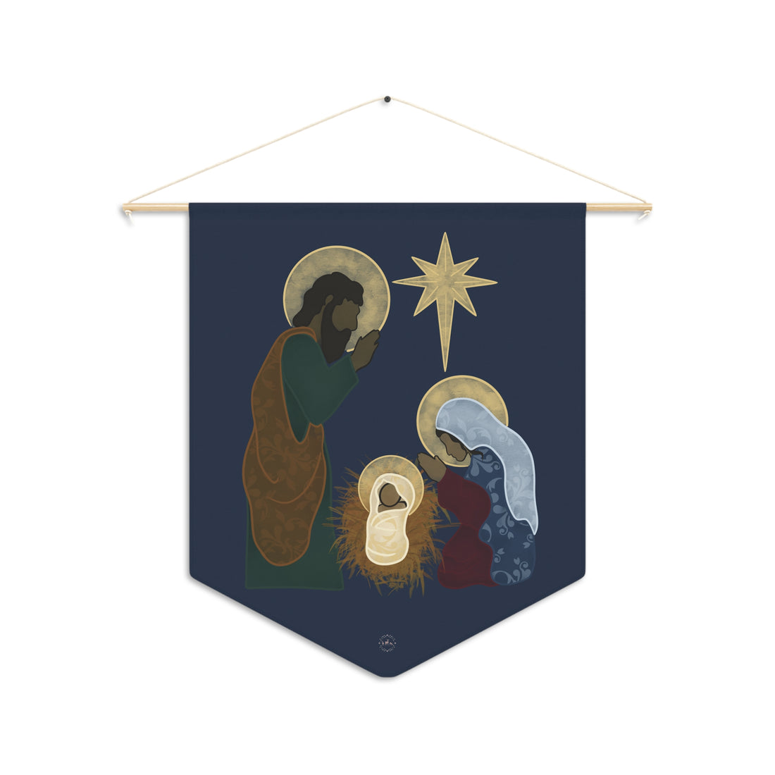 Nativity Indoor Pennant
